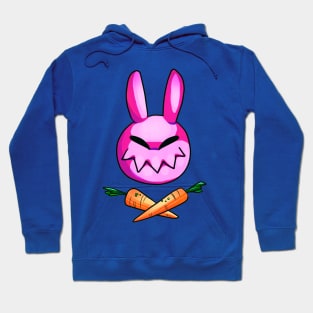 Crazy Rabbit Skull parody Hoodie